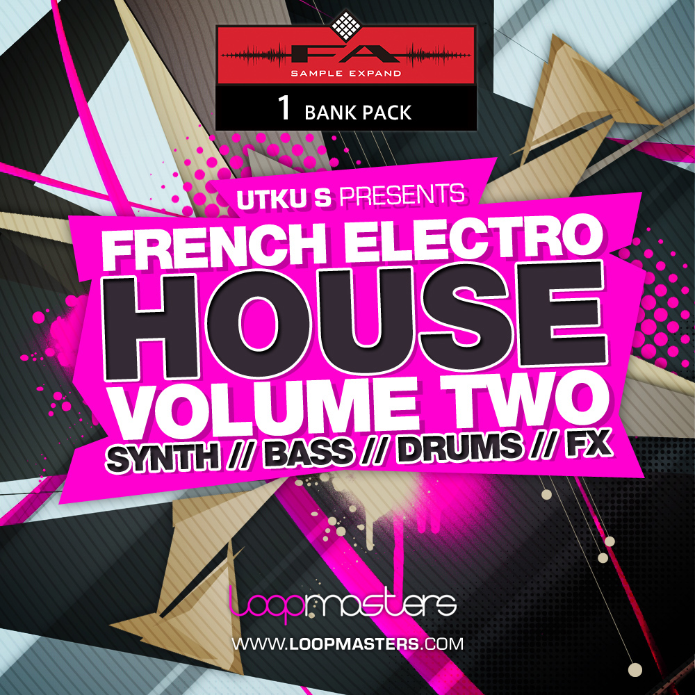 FRENCH ELECTRO HOUSE VOL. 2 for FA "1 BANK PACK" FA06/07/08 Axial